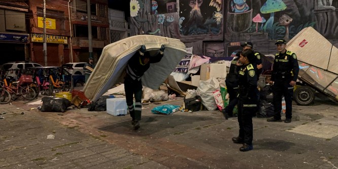 Operativos con la Policía en la localidad de Barrios Unidos