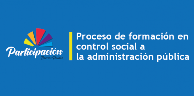 La Alcaldía Local de Barrios Unidos adelantará un proceso de formación en control social, dirigido a la comunidad de la localidad. 