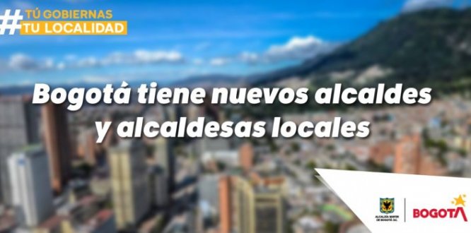 Bogotá tiene nuevos alcaldes y alcaldesas locales