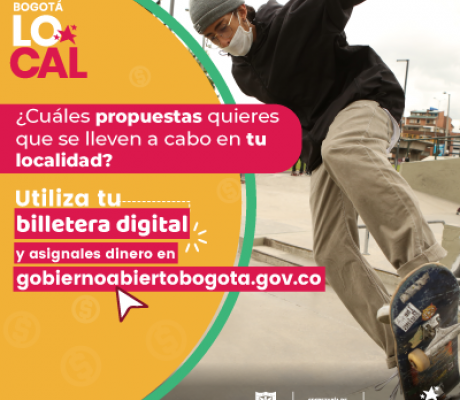 Los bogotanos tendrán una billetera digital para asignarle recursos a las mejores propuestas para sus barrios
