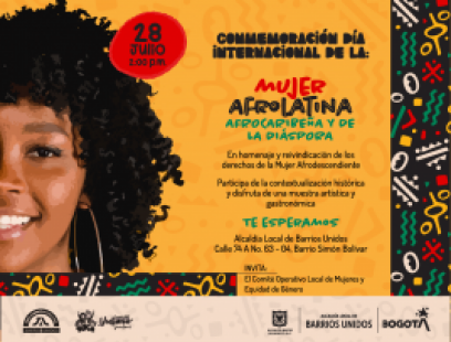 Conmemoración día internacional de la mujer afrolatina, afrocaribeña y de la diáspora