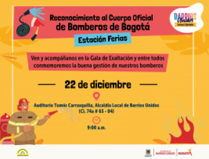 Gala de Exaltación- Reconocimiento al Cuerpo Oficial de Bomberos Bogotá