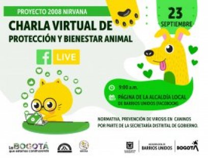 Charla virtual de protección y bienestar animal